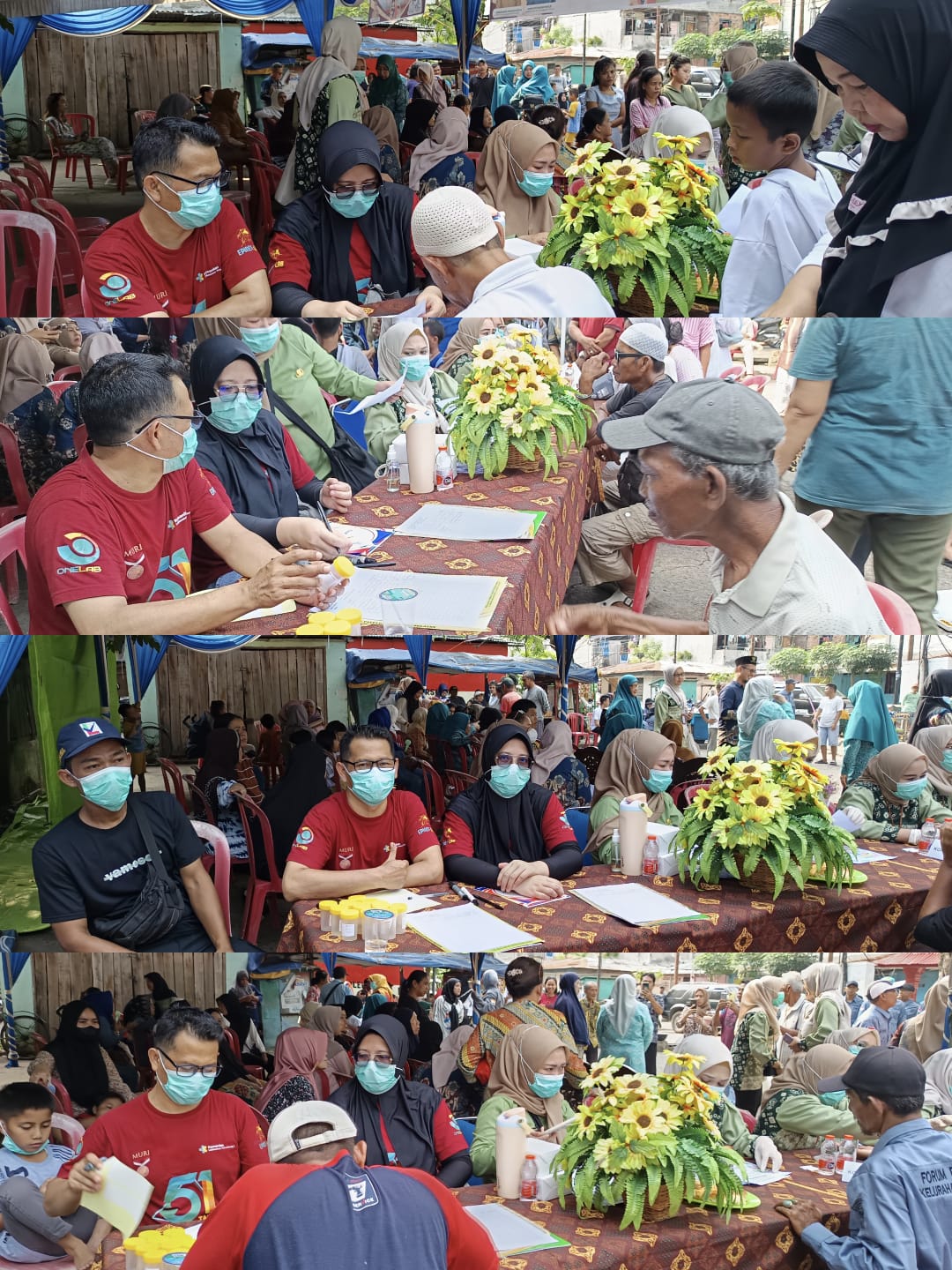 Skrining TBC dalam rangka HUT Kota Palembang tahun 2026